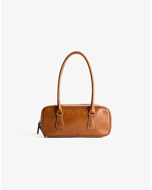 Bershka Brown – bowling-tasche