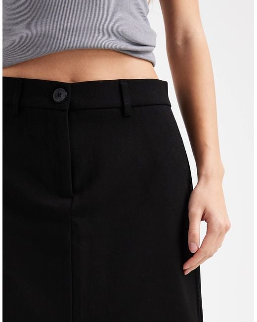 Object Black Stretch Tailored Mini Skirt Co-Ord