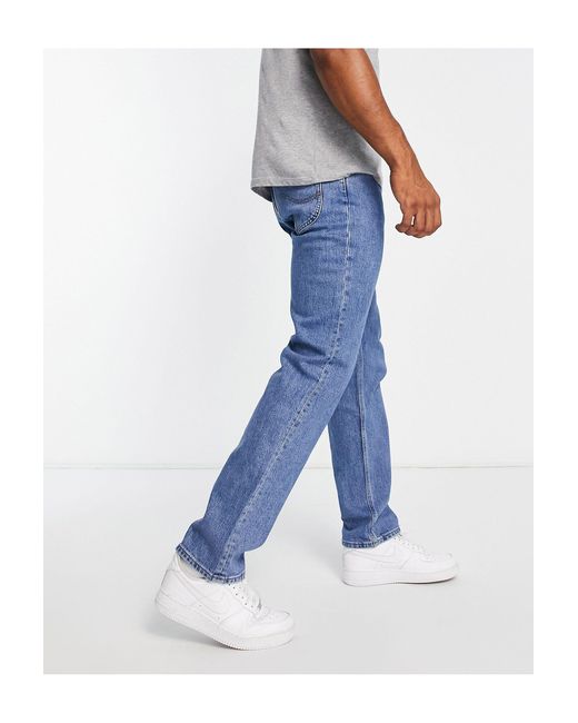 Lee Jeans West Relaxed Tapered Fit Jeans in Blue for Men | Lyst