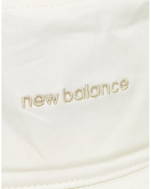 New Balance Natural Linear Logo Bucket Hat