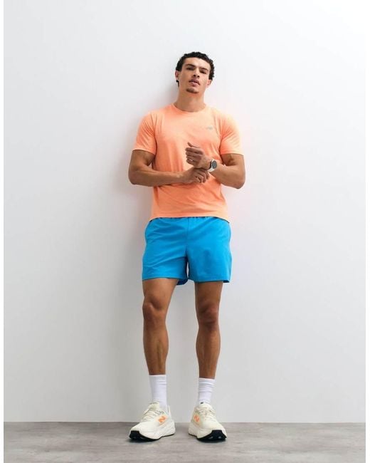 New Balance Blue Sport Essential 5 Inch Short for men