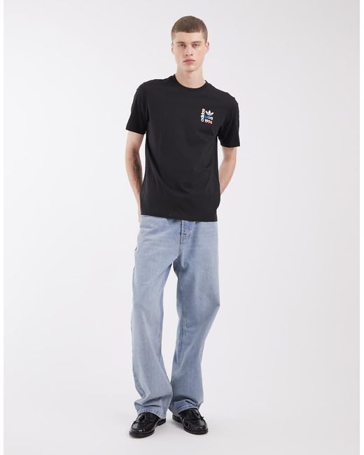 Adidas Originals Black World Cup 94 Crest Graphic T-shirt for men