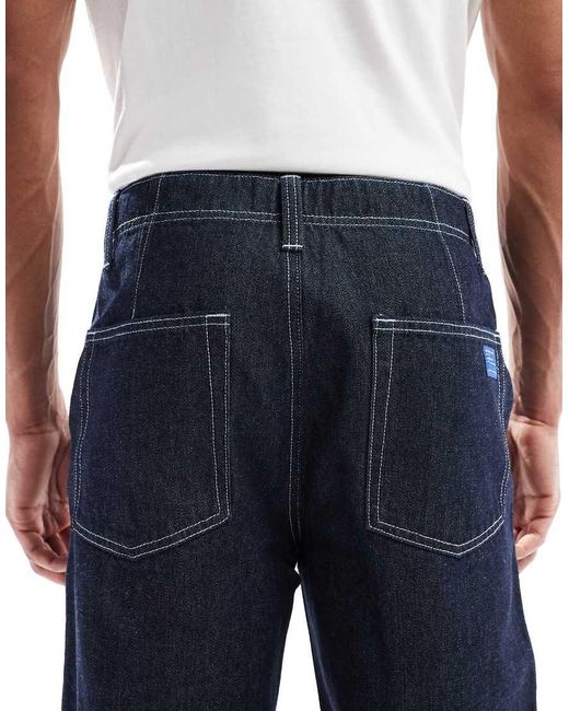 ASOS Blue Straight Fit Jeans for men