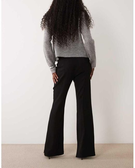 ASOS Black Tailored Slinky Flare Co-Ord