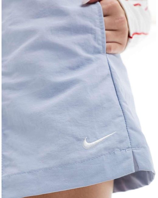 Nike Blue Woven Shorts