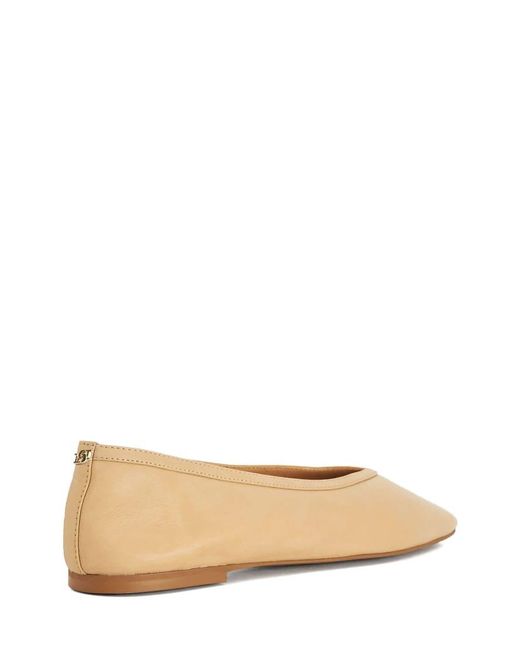 Dune Natural Hetta Ballet Pumps