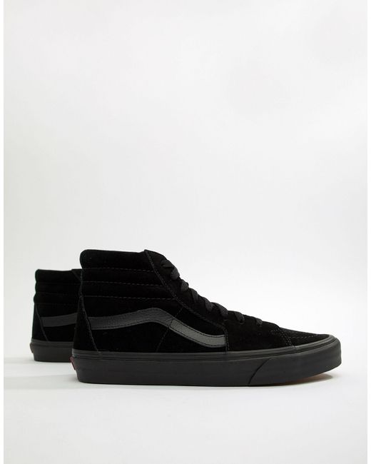 Vans Canvas Sk8-hi Sneakers in het Zwart voor heren - Bespaar 11% - Lyst