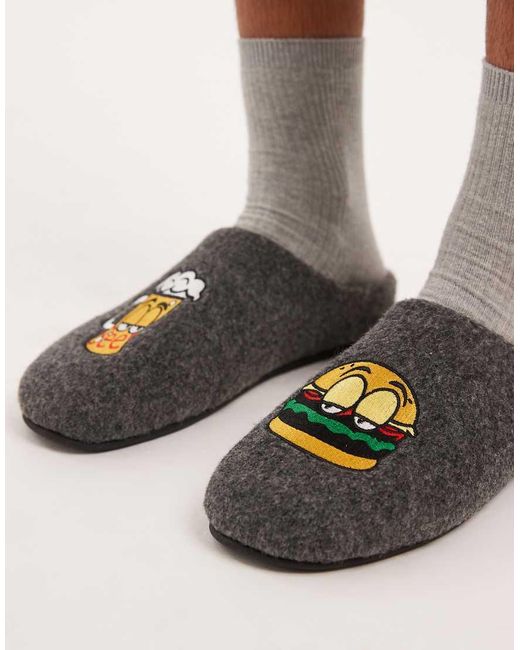 ASOS Brown Mule Slipper for men