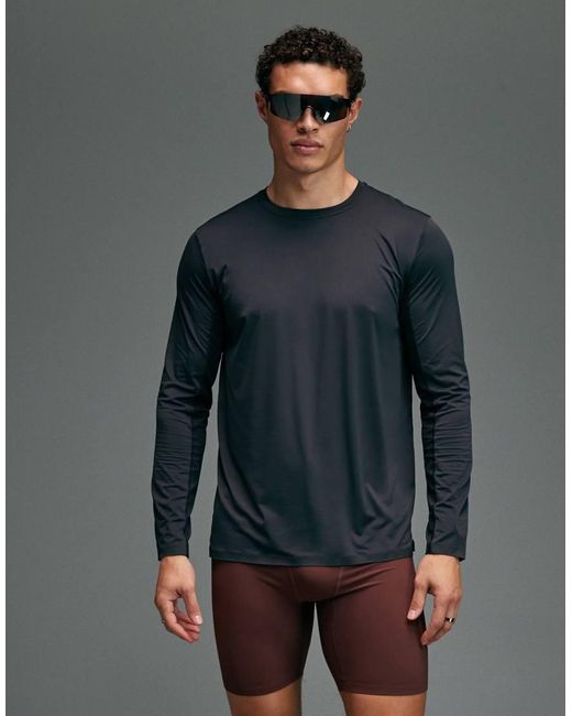 4505 Multicolor Premium Quick Dry Long Sleeve Running T-shirt With Bonded Seams And Mesh Panel for men