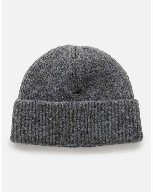 Good For Nothing Gray Beanie Hat for men