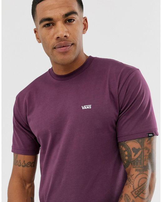 Camiseta con logo pequeño Vans de hombre color | Lyst