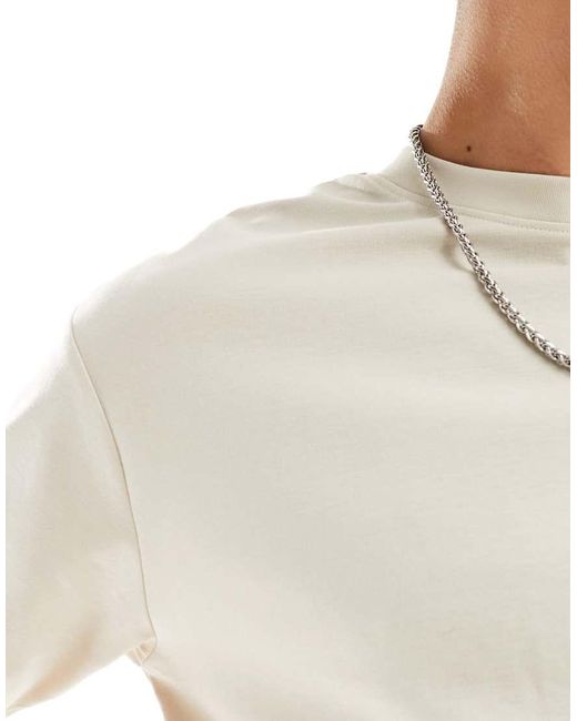 SELECTED White Heavyweight Oversized T-shirt for men