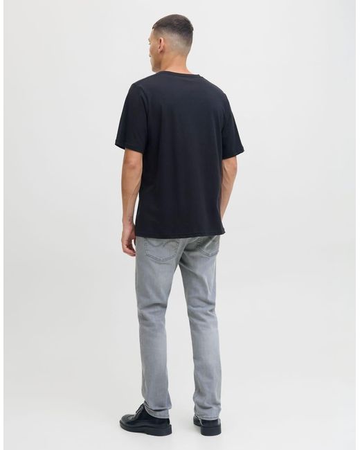 Jack & Jones Blue Slim Straight-Fit Jeans for men