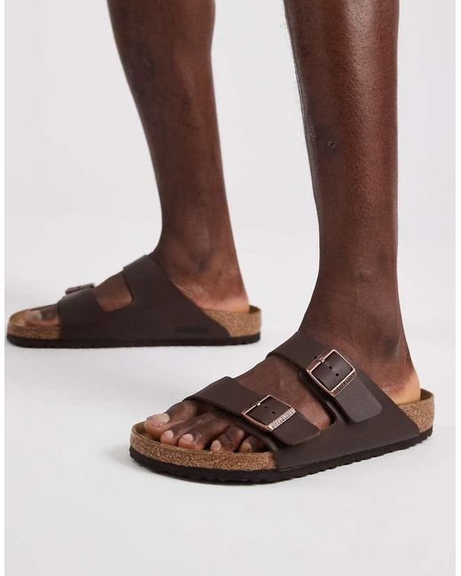 Birkenstock Brown Arizona Regular Fit Birko-flor Sandals