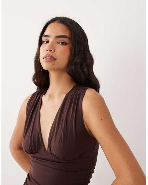 Cotton On Brown Ellie Wrap Halter