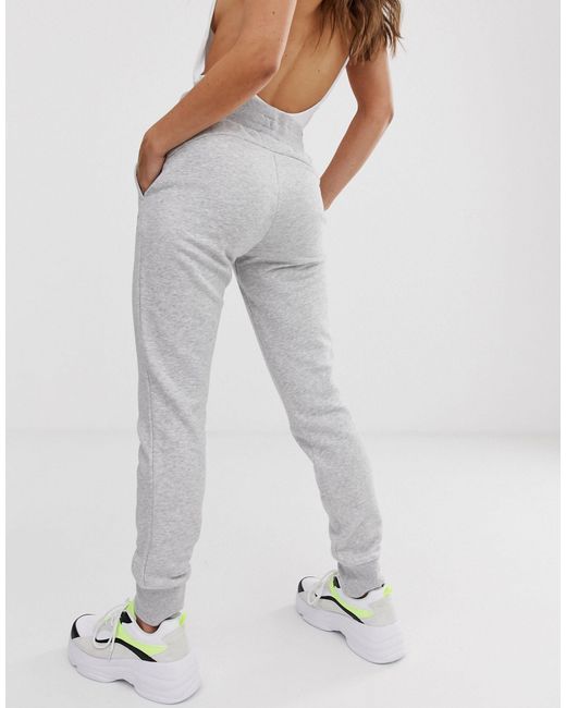 puma essentials grey sweatpants