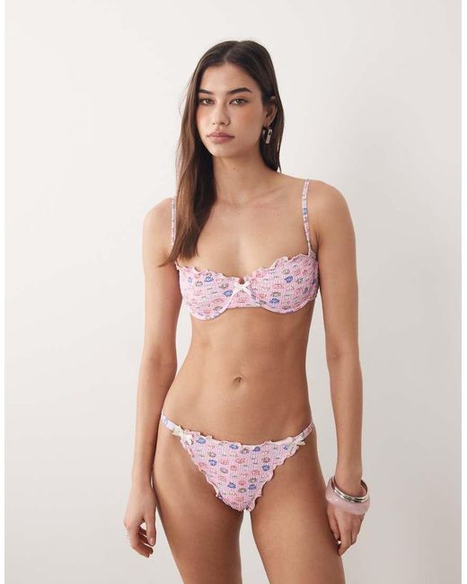 Dippin' Daisy's Pink Underwire Bikini Top