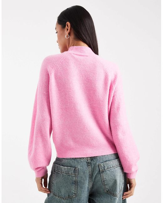 Vero Moda Pink – lockerer pullover