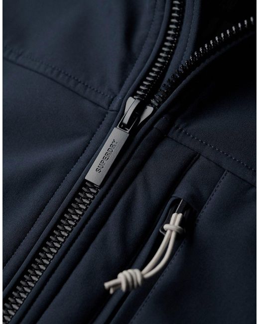 Trekker - veste à capuche en tissu softshell - éclipse Superdry pour homme en coloris Blue