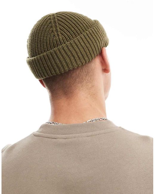 Barbour Green Mosely Beanie Hat for men