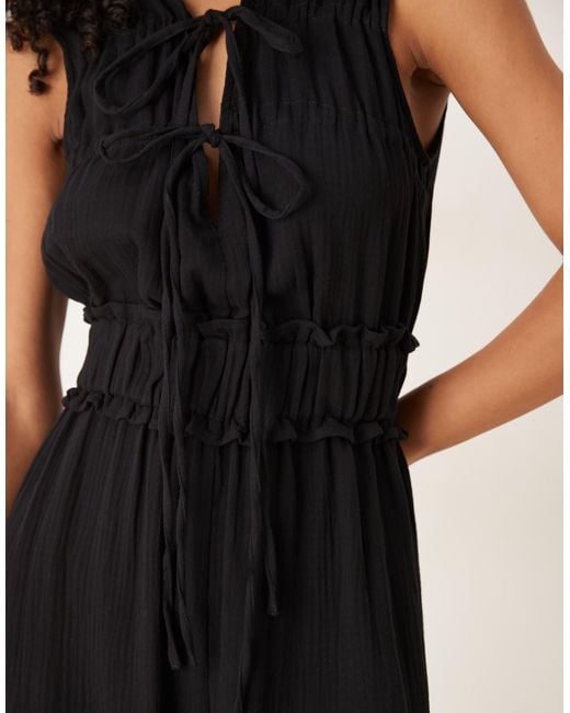 ASOS Natural – zweilagiger jumpsuit