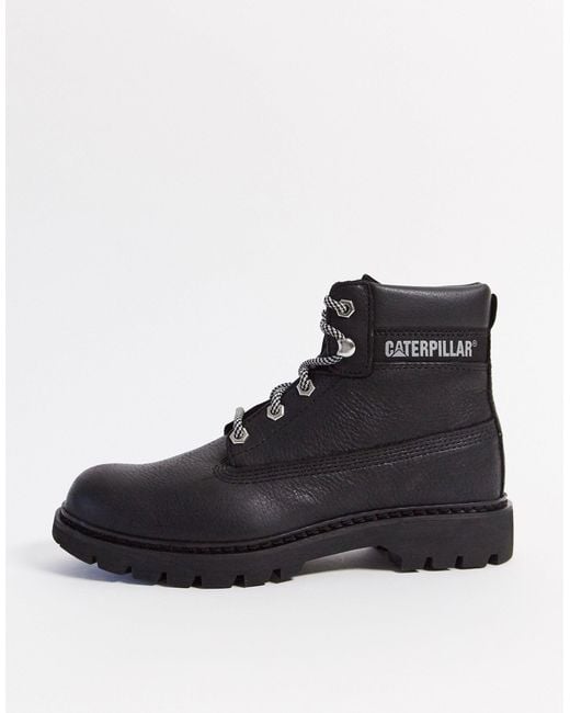 cat leather hiker boots in leopard