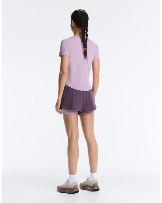 Oysho Purple Short-sleeved Technical T-shirt