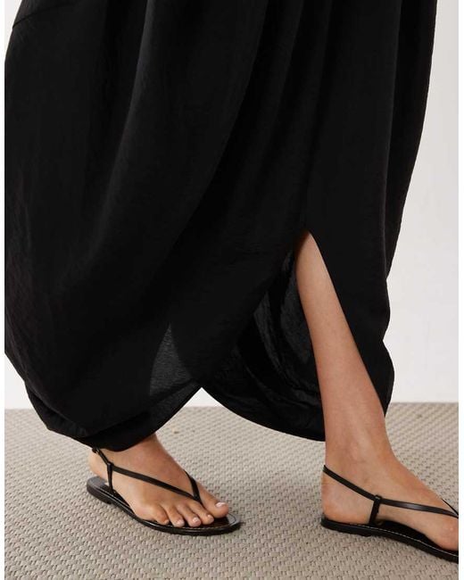 ARKET White Volume Maxi Skirt