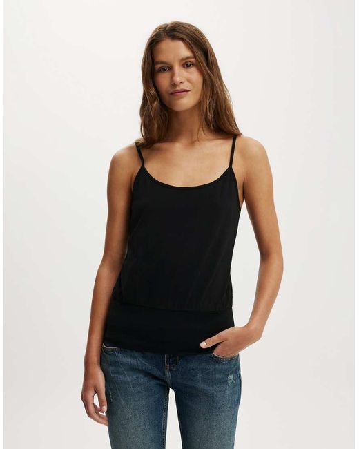 Cotton On Blue Olivia Basque Cami