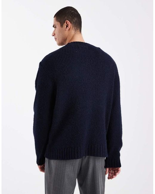 Jack & Jones Blue Oversized Sweater for men