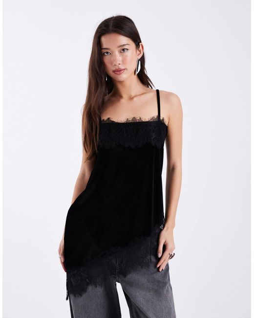 ASOS Black – satin-camisole