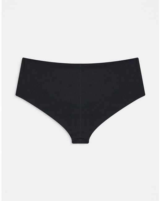 Pack De 3 Braguitas Hipster Negras Estilo Culotte De Tejido Efecto Invisible De ASOS de color Black