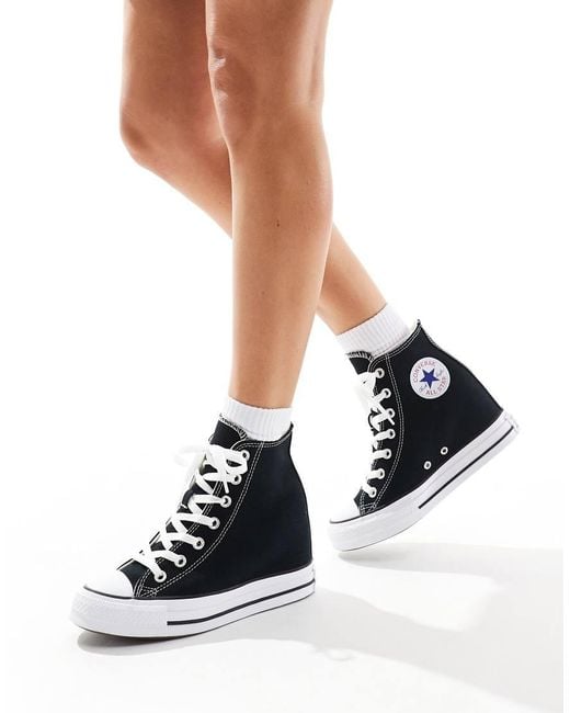 Converse White Chuck Taylor All Star Wedge Trainers