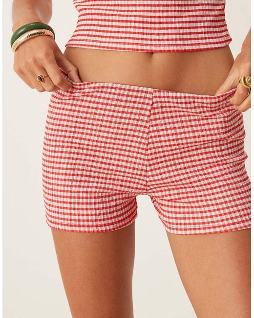 ASOS Pink Micro Short Co-Ord