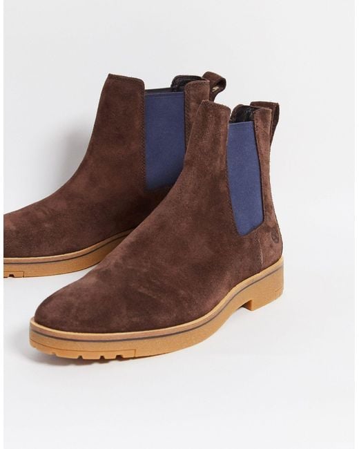Timberland Folk Gentleman - Chelsea Boots in het Bruin voor heren | Lyst NL