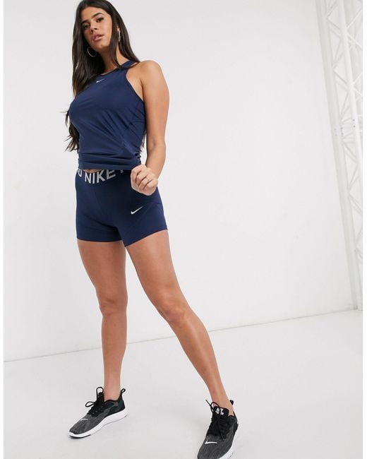 Nike Nike Pro Training 5 Inch Shorts in Blue | Lyst Canada