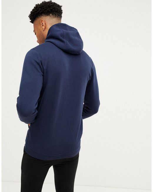 Nike Tall Club Hoodie in Blue for Men | Lyst UK