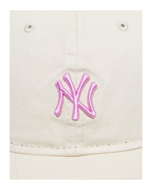 KTZ Natural 9twenty New York Yankees Washed Mini Logo Cap
