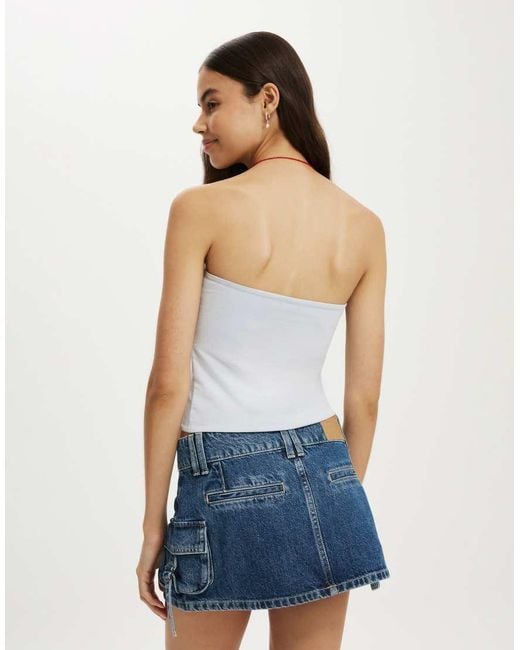 Cotton On White All Day Tube Top