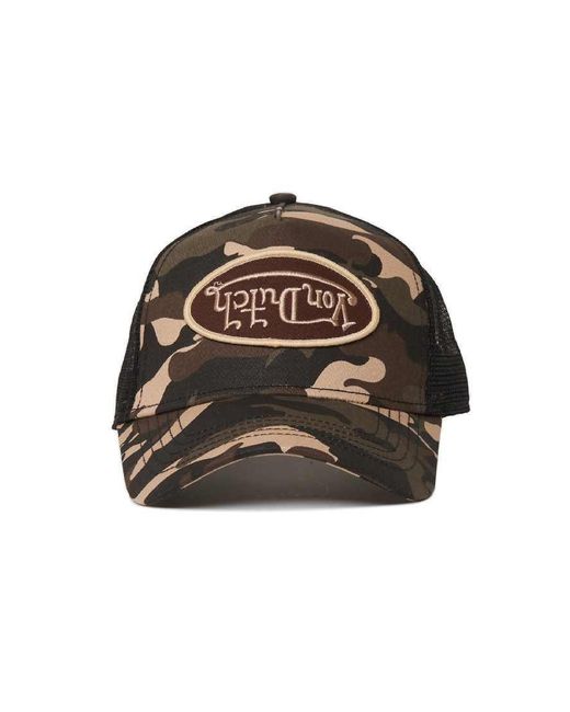 Von Dutch Green Camo Trucker Cap for men