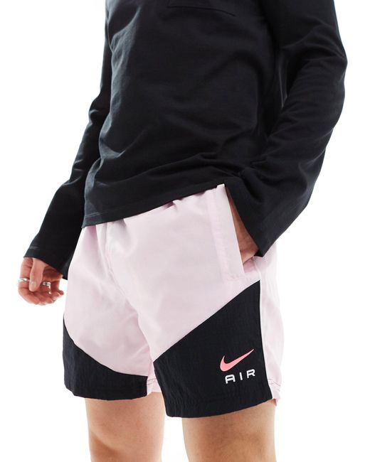 Nike Black Swoosh Air Woven Shorts for men
