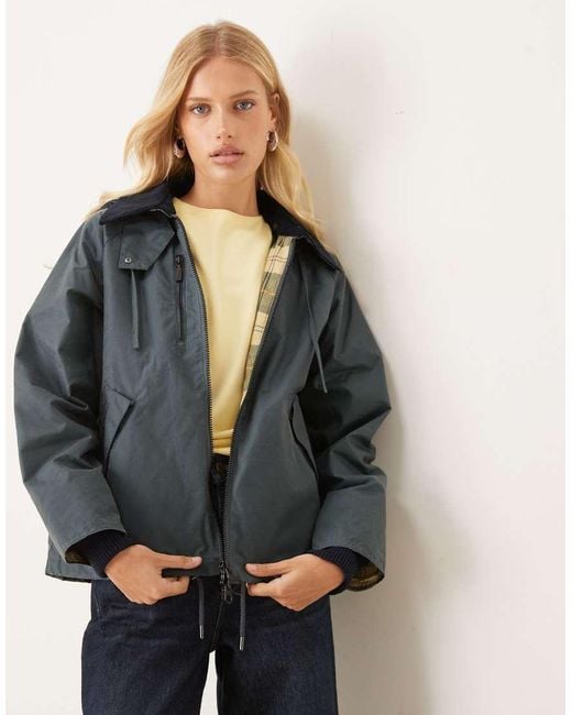 Barbour Gray Transport Premium Wax Jacket