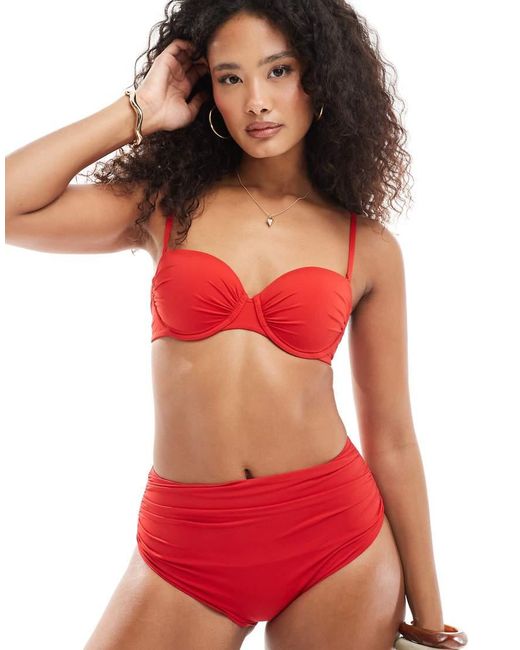Lindex Red Reese Underwire Bikini Top