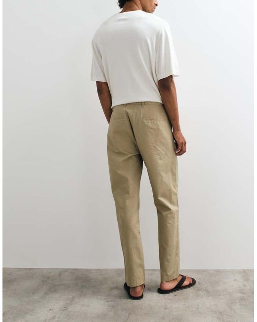 Mango Natural Straight Trouser for men
