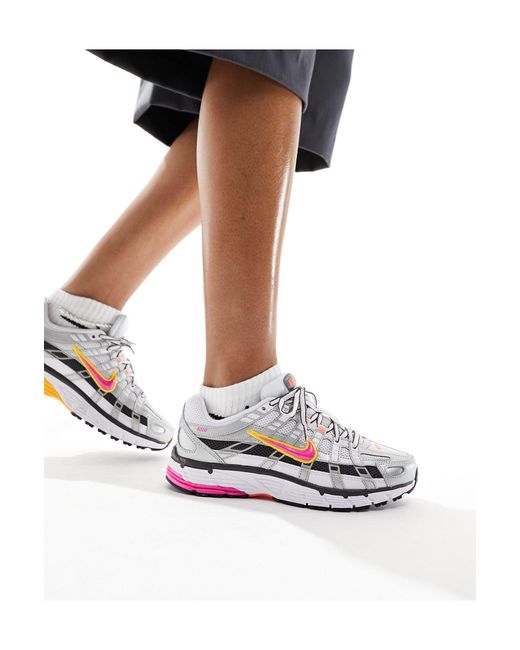 Nike White – p-6000 – unisex-sneaker