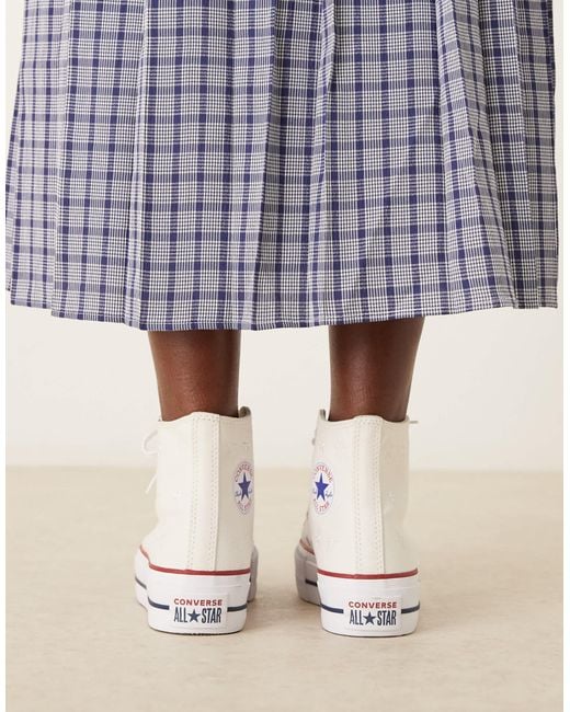 Converse White – chuck taylor all star hi lift – sneaker