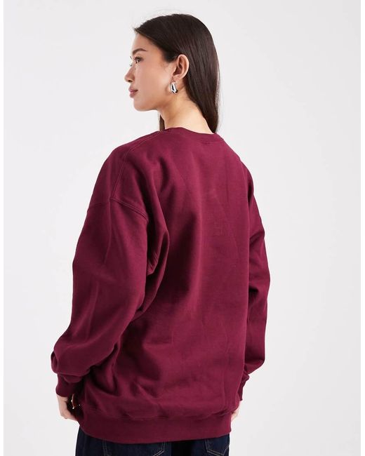Miss Selfridge Red Floral Graphic Sweatshirt