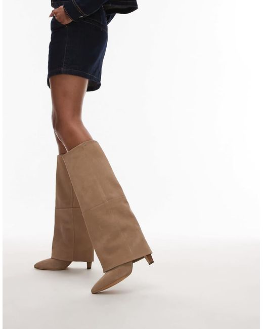 Bronx Multicolor Jad-ey Foldover Knee Boots