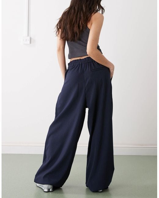 Collusion Blue Pull On Trouser