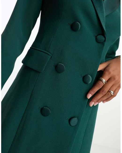 green emerald velvet dress Green Knee length dress – ASTINE